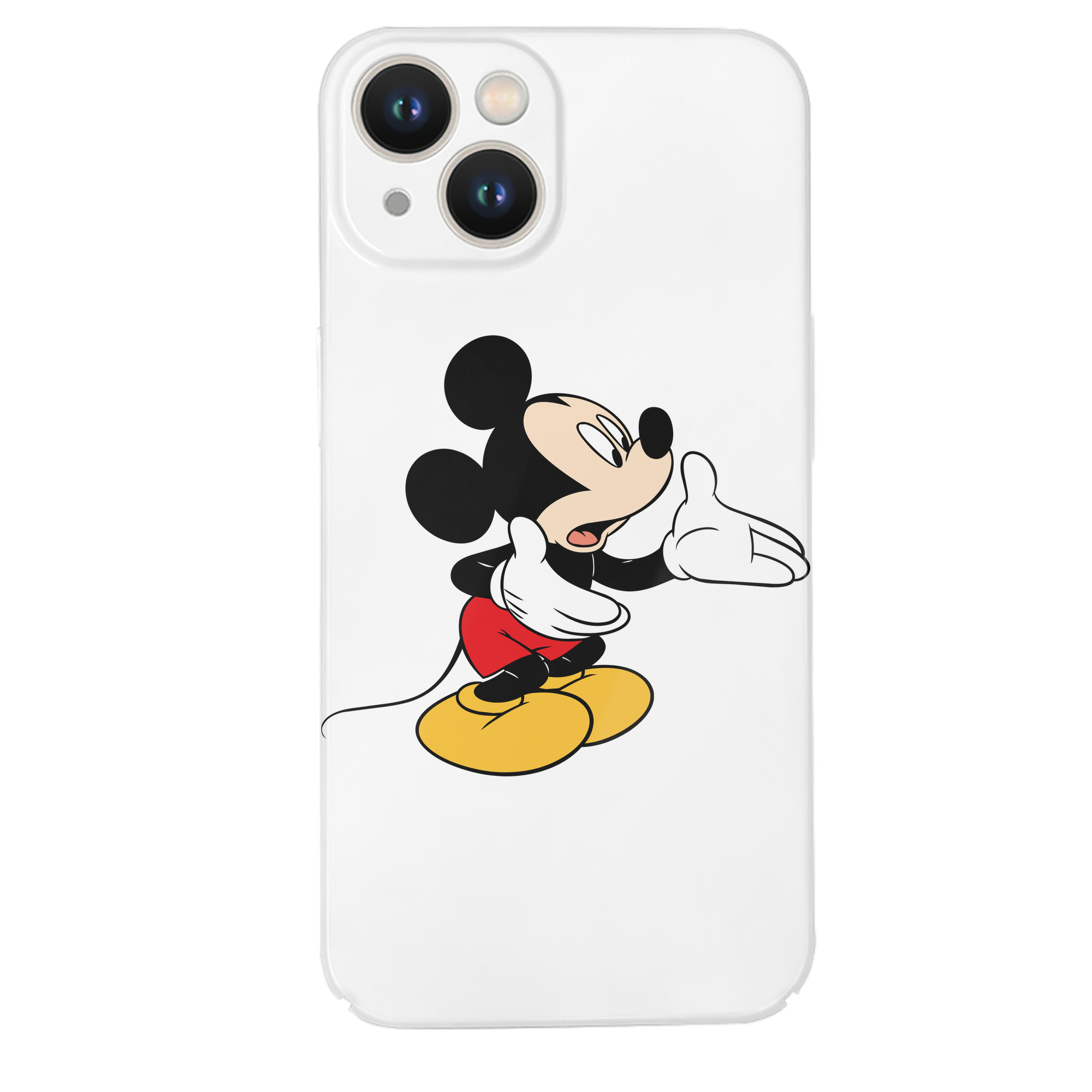 （画像用） ミッキーマウス Mickey Mouse 【iPhone 14シリーズ対応】ハードケース
